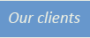 Our clients